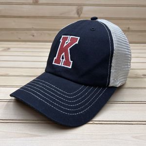 UNKNOWN Letter K Hat Baseball Ball Cap ADJUSTABLE Relaxed Fit Mesh Back